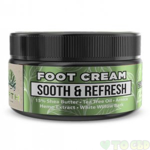 ERTH - CBD TOPICAL - SOOTH & REFRESH 15% SHEA BUTTER FOOT CREAM - 250MG