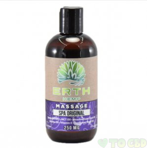 ERTH - CBD TOPICAL - SPA MASSAGE OIL - 250MG