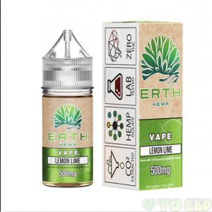 ERTH - CBD VAPE JUICE - LEMON LIME - 250MG-1000MG