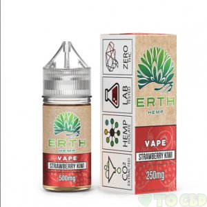 ERTH - CBD VAPE JUICE - STRAWBERRY KIWI - 250MG-1000MG