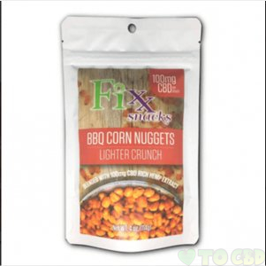 FIXX - CBD EDIBLE - BBQ CORN NUGGETS - 100MG