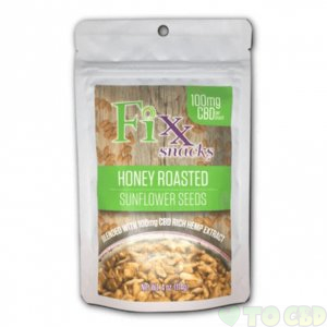 FIXX - CBD EDIBLE - HONEY ROASTED SUNFLOWER SEEDS - 100MG