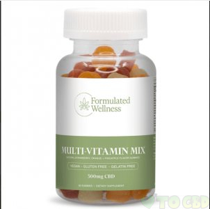 FORMULATED WELLNESS - CBD EDIBLE - GUMMIES - MULTI VITAMIN - 5MG