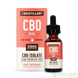 CBDistillery 2500mg Full Spectrum 83mg/Dose CBD Oil Tincture 30ml