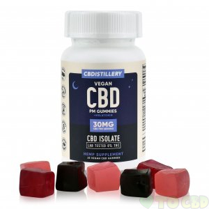 CBD Gummies for Night Time (30mg – 25 Count) CBDistillery