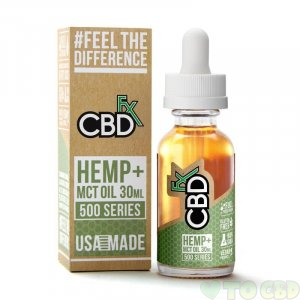 CBDfx FULL SPECTRUM Natural 500mg CBD Tincture Oil 30mL CBD