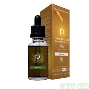 Hemplucid 1000mg Full Spectrum CBD MCT Oil 1000mg Tincture 33mg/Dose