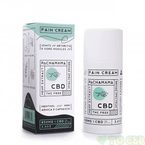 Pachamama 850mg CBD Infused Pain Cream 3.4 Fl Oz