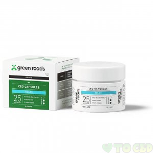 Green Roads CBD 750mg Calming Relax Vegan Capsules (30 per bottle)