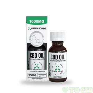 Green Roads 1000mg Broad Spectrum CBD Oil 33mg/Dose