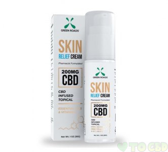 Green Roads 200mg CBD Skin Relief Cream 1oz