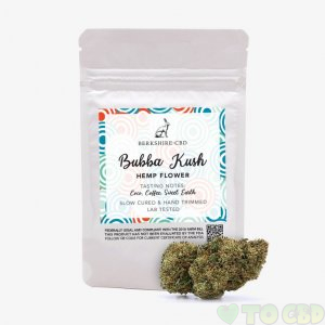 Berkshire Bubba Kush CBD Flower 3.5 Grams 13.26%