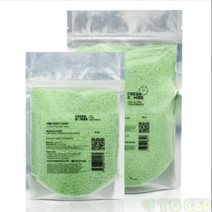 FRESH BOMBS - CBD BATH - PEACE AND LOVE FIZZY DUST - 50MG-250MG