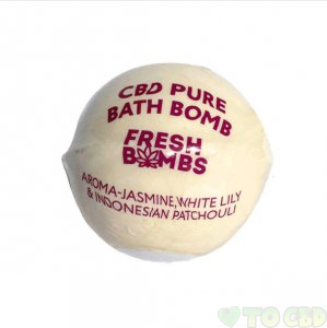 FRESH BOMBS - CBD BATH - PURE BATH BOMB - 50MG-100MG