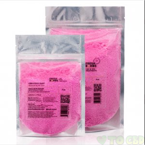 FRESH BOMBS - CBD BATH - SHEA SKIN HEALER FIZZY DUST - 50MG-250MG