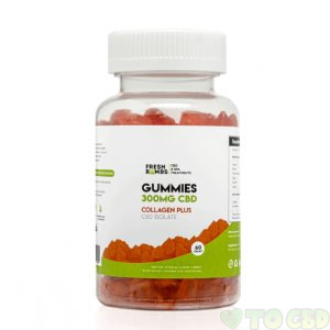 FRESH BOMBS - CBD EDIBLE - COLLAGEN PLUS GUMMIES - 300MG