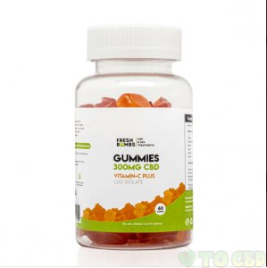 FRESH BOMBS - CBD EDIBLE - VITAMIN C PLUS GUMMIES - 300MG