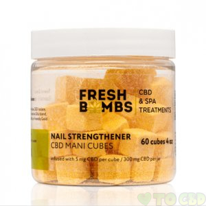 FRESH BOMBS - CBD SKINCARE - NAIL STRENGTHENER MANICURE BOMBS - 5MG