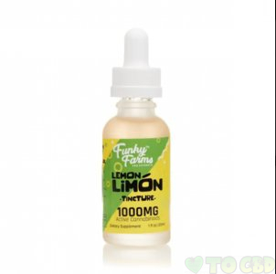 FUNKY FARMS - CBD TINCTURE - LEMON LIMON - 250MG-2000MG