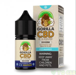 GORILLA CBD - CBD VAPE JUICE - ICE MANGO - 600MG-1200MG