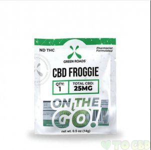 GREEN ROADS - CBD EDIBLE - FROGGIES OTG - 25MG