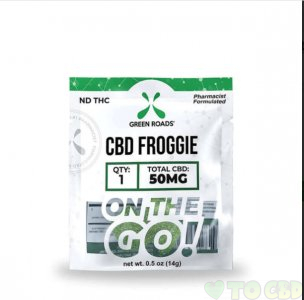 GREEN ROADS - CBD EDIBLE - FROGGIES OTG - 50MG