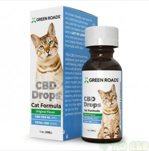 GREEN ROADS - CBD PET TINCTURE - CBD DROPS CAT FORMULA - 60MG
