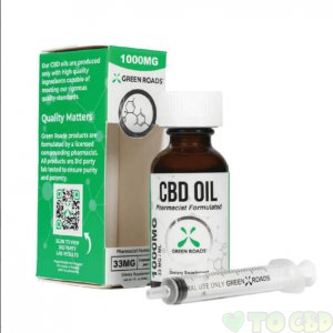 GREEN ROADS - CBD TINCTURE - 1000MG