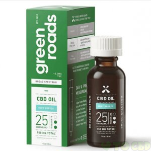 GREEN ROADS - CBD TINCTURE - BROAD SPECTRUM ORIGINAL MODERATE - 750MG