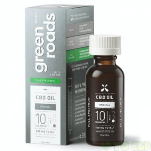 GREEN ROADS - CBD TINCTURE - FULL SPECTRUM MILD - 300MG