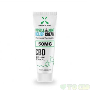 GREEN ROADS - CBD TOPICAL - PAIN CREAM ON THE GO - 50MG