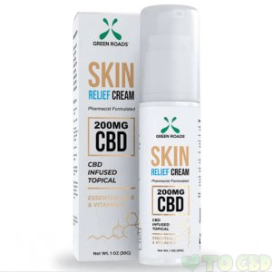 GREEN ROADS - CBD TOPICAL - SKIN RELIEF CREAM - 200MG