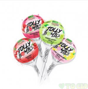 HEMP BOMBS - CBD EDIBLE - JOLLY LOLLIPOPS ASSORTED - 40MG