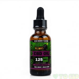 HEMP BOMBS - CBD TINCTURE - ACAI BERRY - 125MG-4000MG