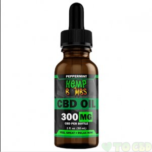 HEMP BOMBS - CBD TINCTURE - BROAD SPECTRUM PEPPERMINT OIL - 300MG-5000MG