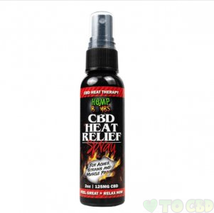 HEMP BOMBS - CBD TOPICAL - HEAT SPRAY - 125MG