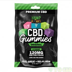 HEMP BOMBS - CBD EDIBLE - ORIGINAL GUMMIES - 120MG-1500MG