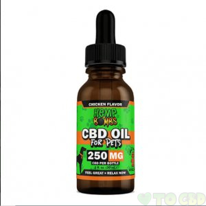 HEMP BOMBS - CBD PET TINCTURE - CHICKEN FLAVOR - 250MG-1000MG