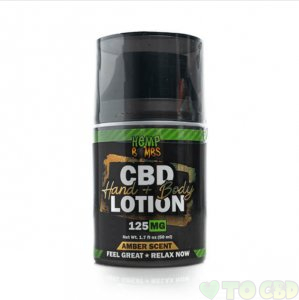HEMP BOMBS - CBD TOPICAL - HAND AND BODY LOTION - 125MG