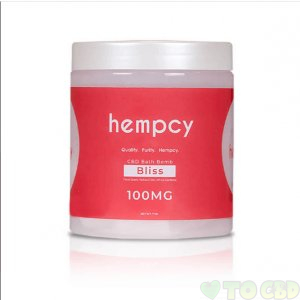 HEMPCY - CBD BATH - BLISS BATH BOMB - 100MG