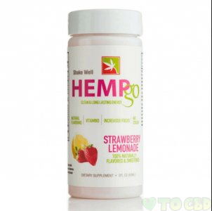 HEMPGO - CBD DRINK - DAY TIME STRAWBERRY LEMONADE - 100MG