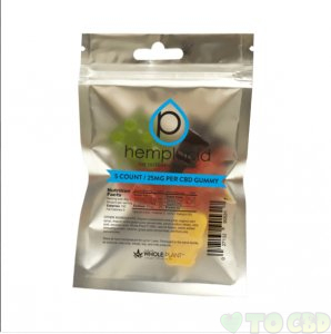 HEMPLUCID - CBD EDIBLE - WHOLE PLANT GUMMIES - 25MG