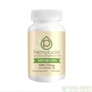 HEMPLUCID - CBD SOFT GEL CAPS - 15MG-75MG