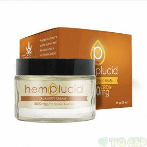 HEMPLUCID - CBD TOPICAL - CBDA BODY CREAM - 1000MG
