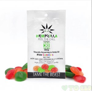 HEMPZILLA - CBD EDIBLE - GUMMIES - 10MG