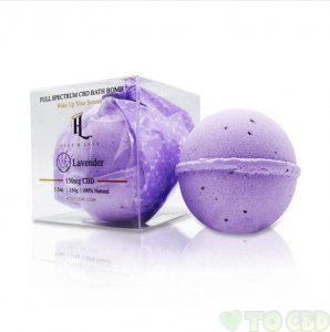 HOLY LEAF - CBD BATH - LAVENDER BATH BOMB - 150MG