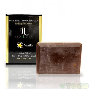 HOLY LEAF - CBD BATH - VANILLA SOAP - 350MG