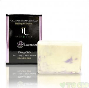 HOLY LEAF - CBD BATH - LAVENDER SOAP - 350MG