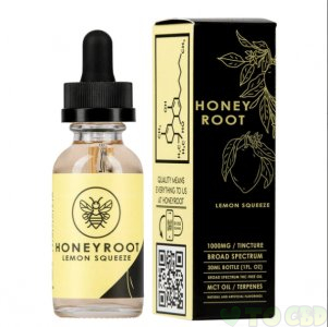 HONEYROOT WELLNESS - CBD TINCTURE - LEMON SQUEEZE - 1000MG-1500MG