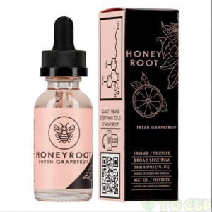 HONEYROOT WELLNESS - CBD TINCTURE - FRESH GRAPEFRUIT - 1000MG-1500MG